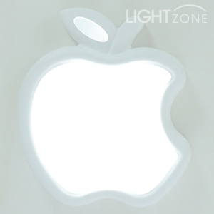 애플 수지 3등 (화이트, 삼파장 램프포함)